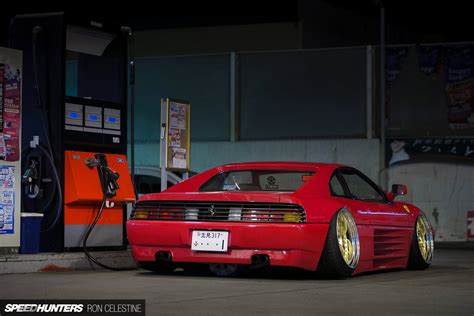 Slammed And Stanced Ferrari 348 How Does This Car Even Function Rcars