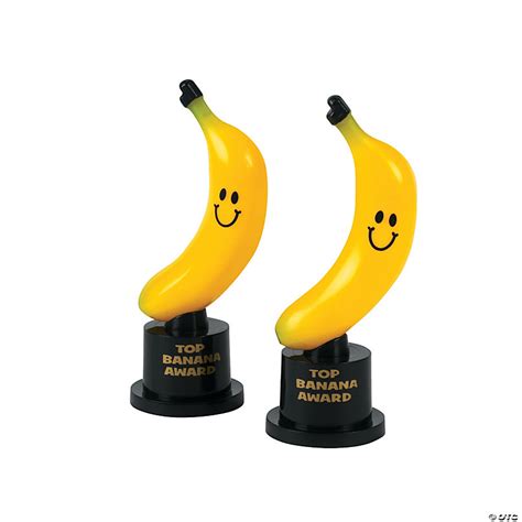 Top Banana Award Trophies 12 Pc Oriental Trading