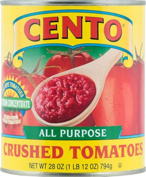 Cento All Purpose Crushed Tomatoes Oz Crushed Tomatoes Canned