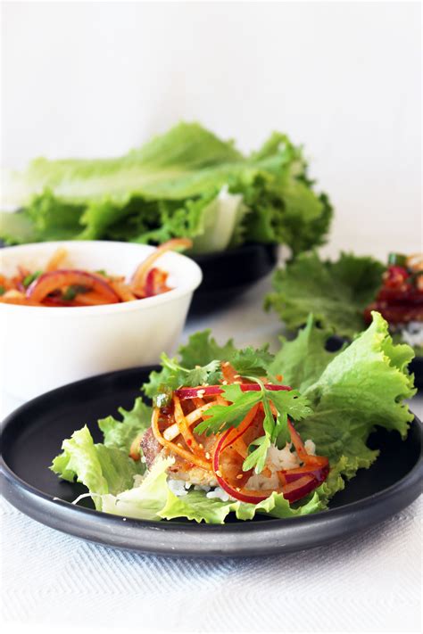 Korean Pork Belly Lettuce Wraps Chu On This