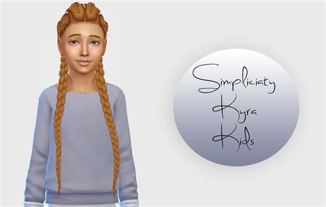 Simiracle Kyra Hair Retextured For Girls Sims 4 Hairs Sims 4 Sims