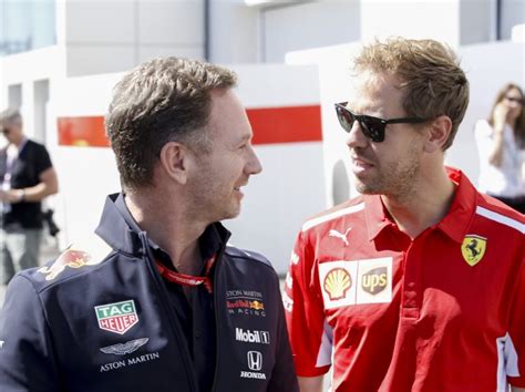 He went right in as expected. Christian Horner: Quit or stay, it's up to Sebastian Vettel | F1 News by PlanetF1
