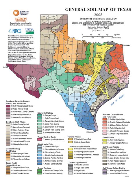 General Soil Map Of Texas Map