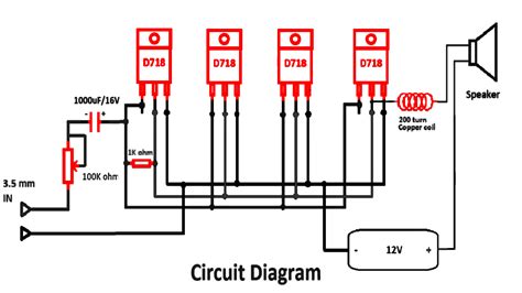 How To Make A Simple Amplifier Circuit Diagram Wiring Core