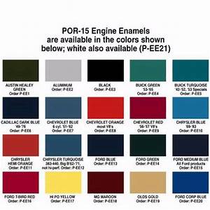 Engine Paint Color Chart