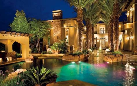 Open friday through sunday, azure is the ultimate relaxation spot. Tuscan pool | Las vegas homes, Dream pools