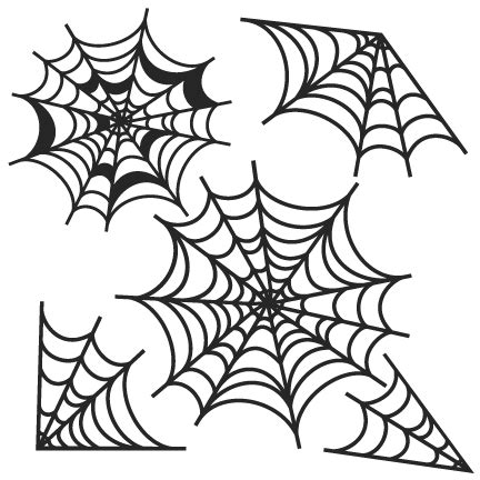 Spiderweb SVG scrapbook cut file cute clipart files for silhouette