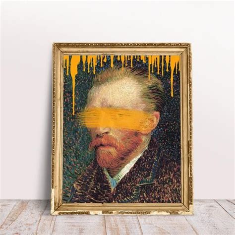 Altered Renaissance Art Vintage Portrait Vincent Van Gogh Etsy Art