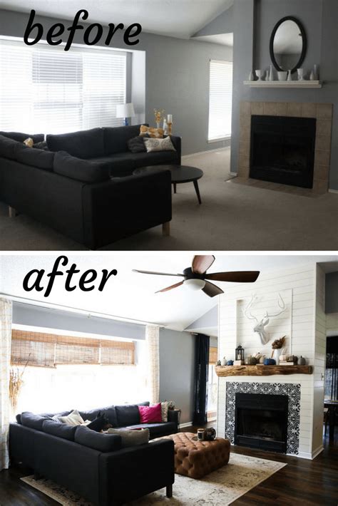 Our Living Room Before And After Love And Renovations
