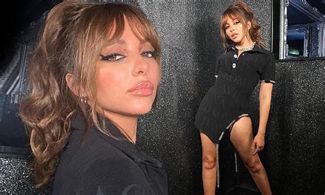 Jade Thirlwall Oozes Sex Appeal As She Shows Off Her Toned Pins In A Black Mini Dress