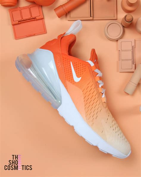Explore Our Orange Nike Air Max 270 Custom Sneakers Love Custom