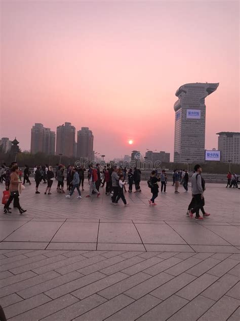 Beijing Sunset Editorial Stock Photo Image Of Sunset 91294823