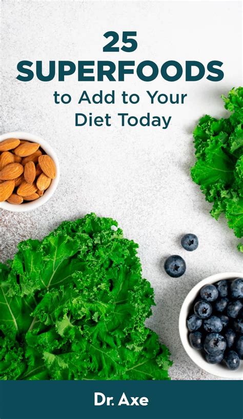 Top 25 Superfoods Benefits And How To Get Into Your Diet Dr Axe