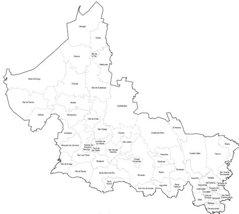Localización Geográfica De La Ciudad De San Luis Potosí