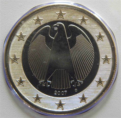 Germany 1 Euro Coin 2007 D Euro Coinstv The Online Eurocoins Catalogue