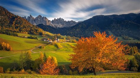 1920x1080px 1080p Free Download Dolomites In Autumn Dolomites