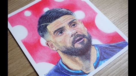 Drawing Lorenzo Insigne Using Only Ballpoint Pens Demoose Art