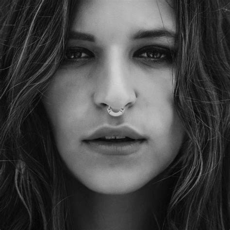 Tribal Nose Ring Stering Silver Septum Ring Septum Jewelry Etsy