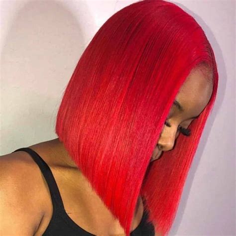 21 sleekest sew in bob hairstyles for naturally black hair red highlights in brown hair red