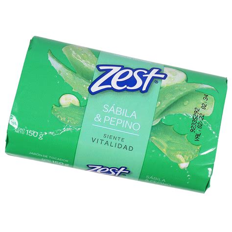 2 Pack Zest Soothing Calming Moisturizing Aloe Vera Cucumber Soap 53oz