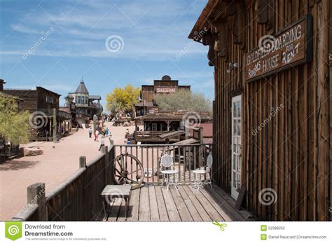 Old Wild West Town Buildings Editorial Photography Image