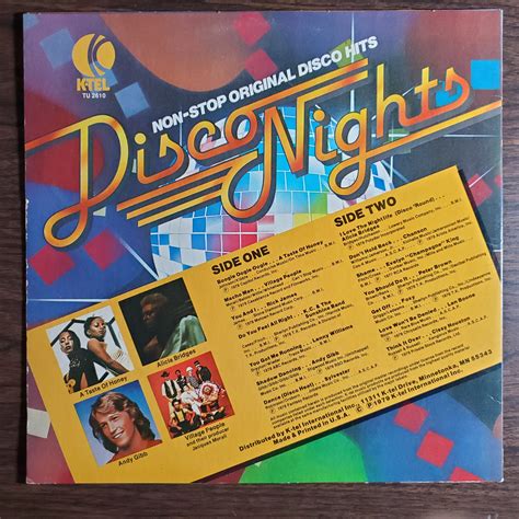 Vintage Record Disco Nights 1979 Disco Boogie Oogie Oogie Etsy