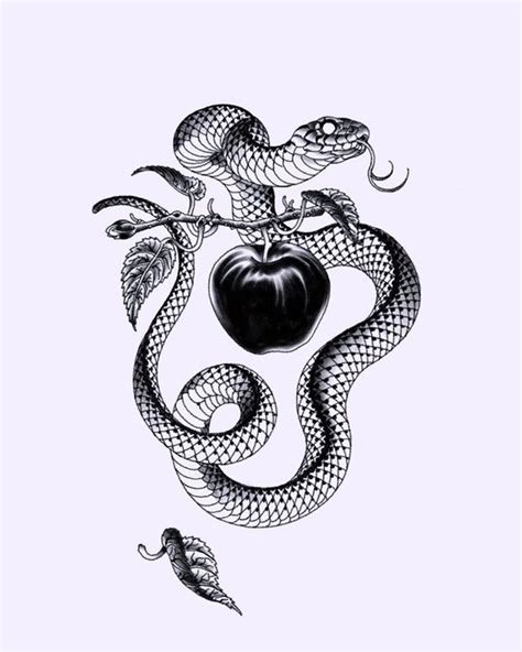 19 Snake Apple Tattoo Charmayneaelah