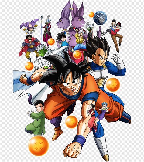Ilustração De Super Dragonball Z Dragon Ball Heroes Goku Beerus Majin