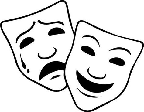 Comedy Tragedy Mask The Craft Chop Comedy Tragedy Masks Tragedy