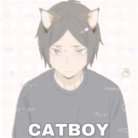 𝘤𝘢𝘵𝘣𝘰𝘺 𝘬𝘦𝘯𝘮𝘢 ノωヽ Cute Anime Boy Catboy Anime