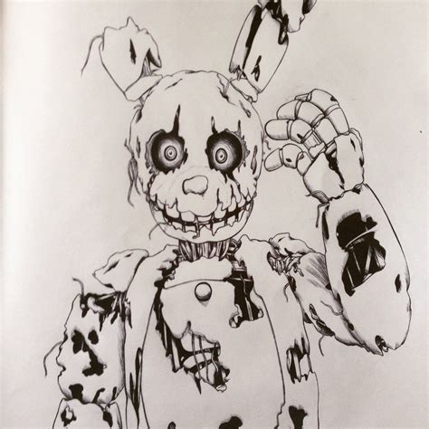 Must Know Springtrap Fnaf Coloring Pages For You Bafsvzv