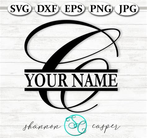 Free Split Monogram Svg Files For Cricut SVG File For Cricut Free SVG Design Images