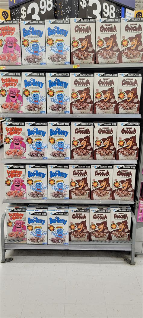Omg They Actually Brought Back The Classic Cereal Box Designs For Count Chocula My Only Fave