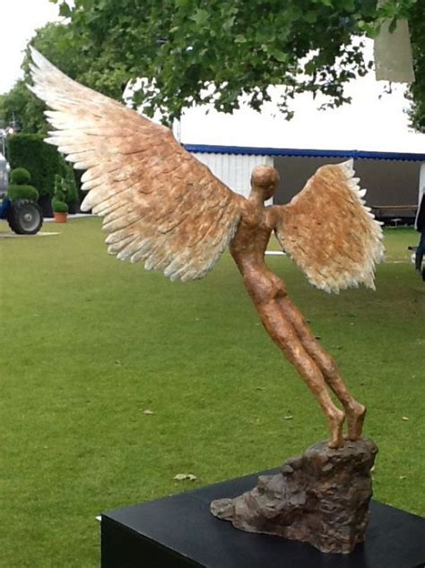 Icarus Ii Young Icarus Trying On Wings To Take Off Statuesculpture