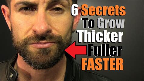 6 Secret Tricks To Grow Your Facial Hair Thicker Fuller