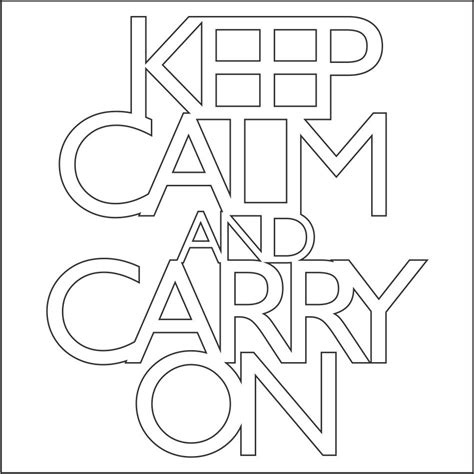 Cartel Keep Calm And Carry On 02 Distribuidora Laser Gold