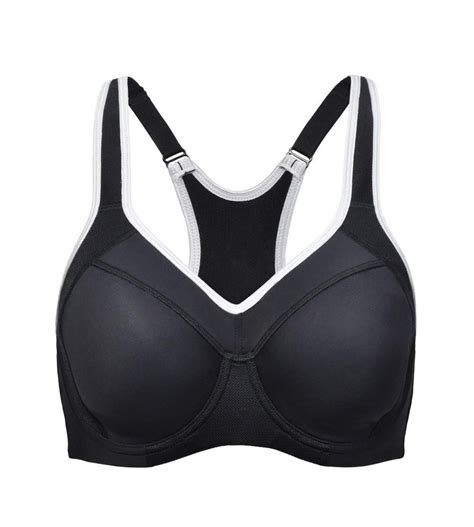 Womens Full Support Racerback Lightly Lined Underwire Sports Bra
