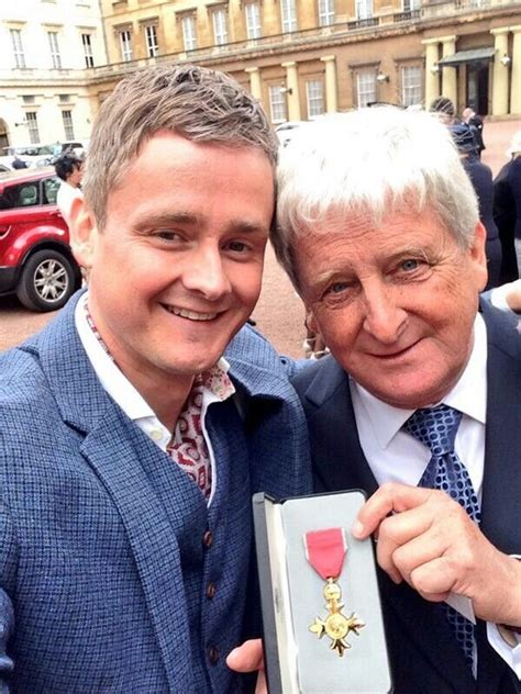 18314 Tom With David Chaplin As Chaplin Snr Collect His Obe At