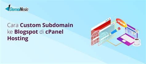 custom subdomain  blogspot  cpanel hosting