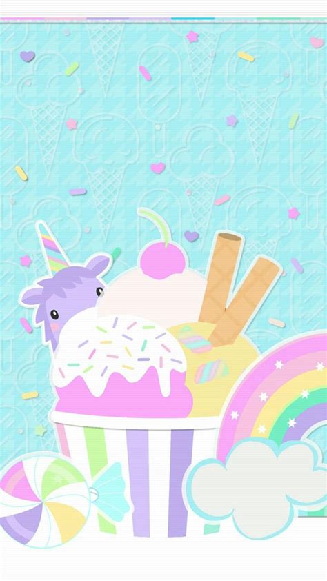 Kawaii Pastel Rainbow Wallpaper