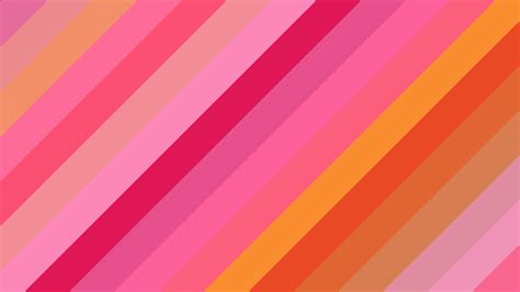 Free Pink And Yellow Diagonal Stripes Background