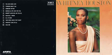 Encarte Whitney Houston Whitney Houston Encartes Pop