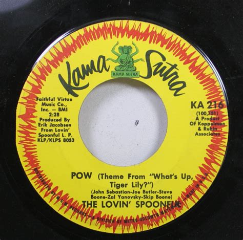 Rock 45 The Locin Spoonful Pow Theme From Whas Up Tiger Lily