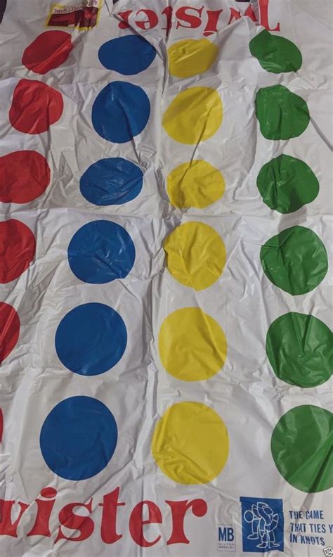 Vintage Original Twister Game Rare 1966 Milton Bradley No4645 8 And Up