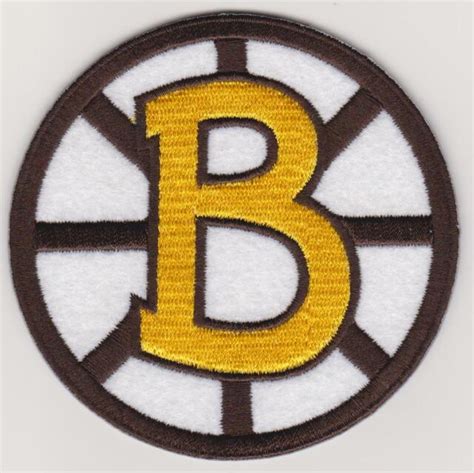 Vintage Boston Bruins Logo Patch Bruins Used This Logo For 2010 Winter