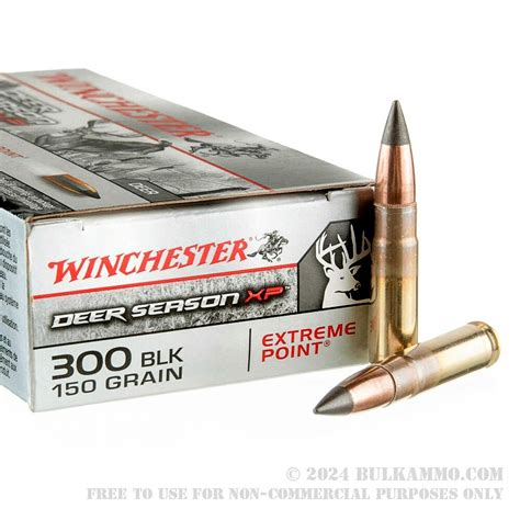 20 Rounds Of Bulk 300 Aac Blackout Ammo By Winchester Deer Season Xp