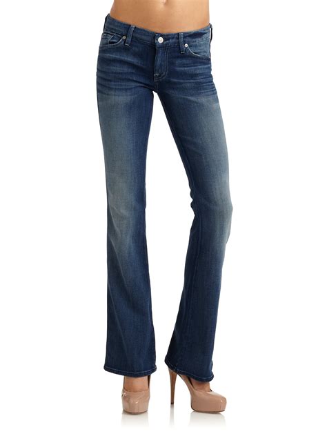 7 For All Mankind A Pocket Flare Leg Jeans In Blue Lyst