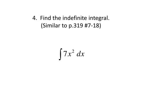 Ppt Antiderivatives And Indefinite Integrals Powerpoint Presentation