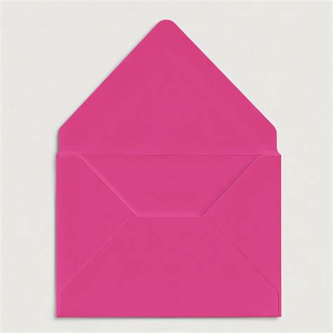 10 X Hot Pink Envelopes A7 Euro Flap Envelope Wedding 5x7 A2 Etsy