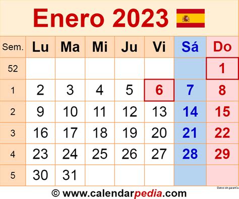 Calendario Mes De Enero 2023 Colombia Imagesee